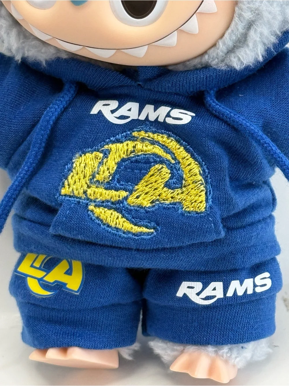 Rams Labubu 2pc outfit Los Angeles LA